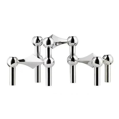 VierraSol | Soporte de Vela Modular de Metal Molecular