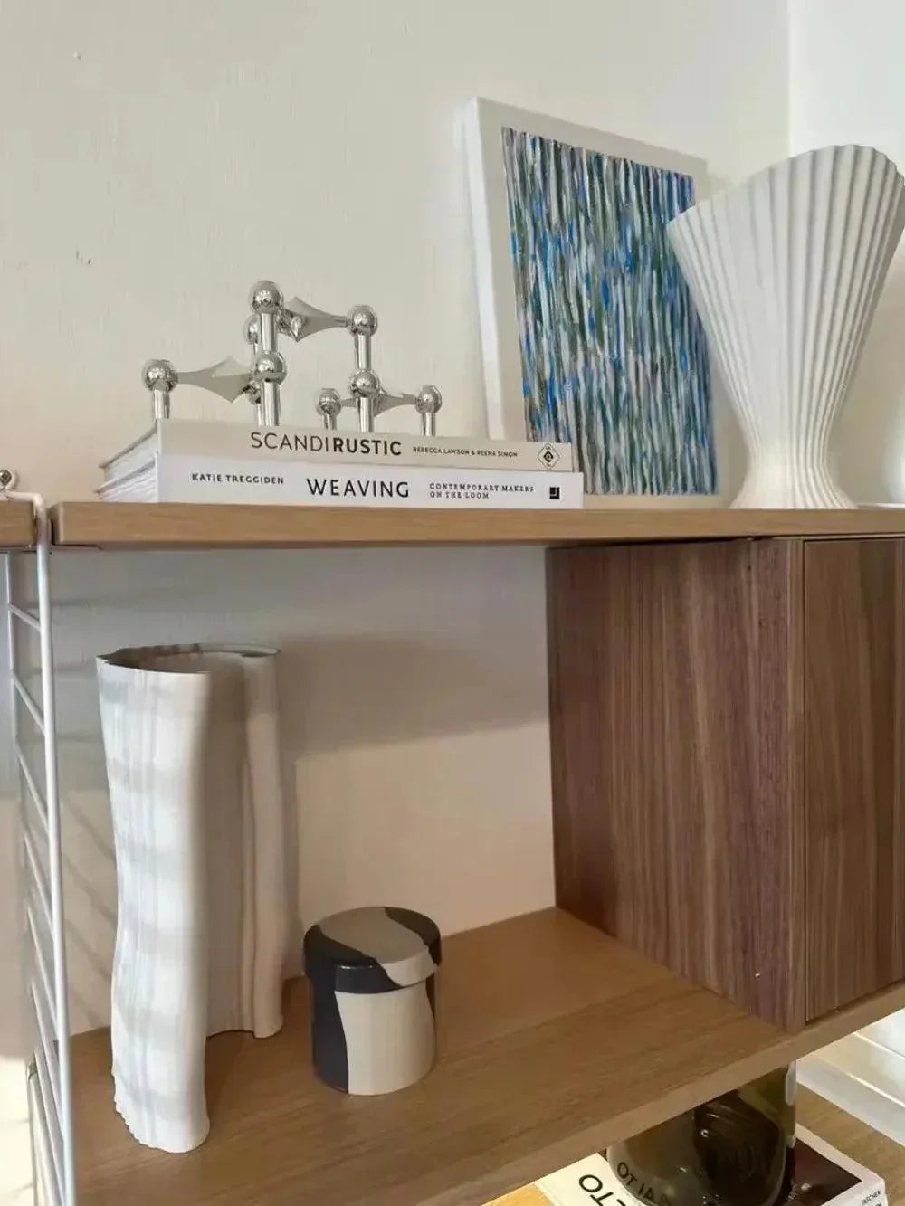 VierraSol | Soporte de Vela Modular de Metal Molecular
