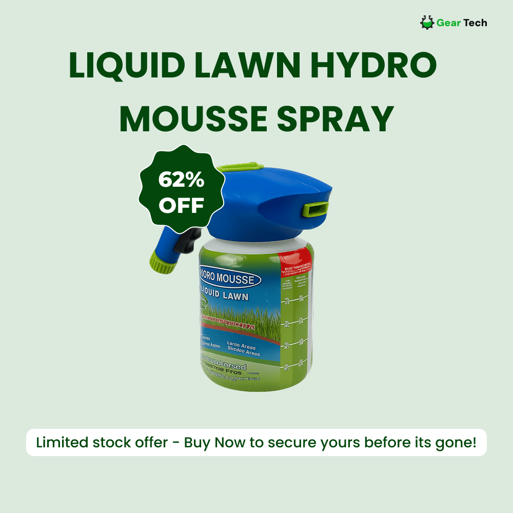 VierraSol | Spray de Semilla de Césped Hidro Mousse Líquido | Aplicación Fácil para Céspedes Parcheados y Áreas de Alto Tráfico