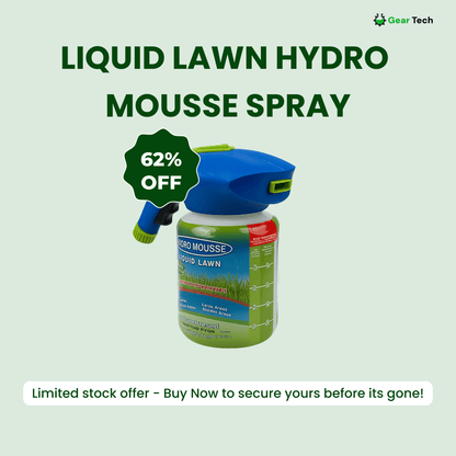 VierraSol | Spray de Semilla de Césped Hidro Mousse Líquido | Aplicación Fácil para Céspedes Parcheados y Áreas de Alto Tráfico