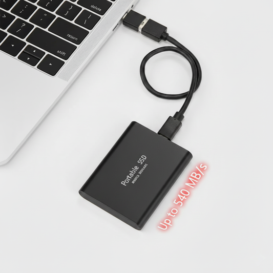 VierraSol | SSD Externo 128GB de Alta Capacidad con Carcasa Resistente Conexión USB