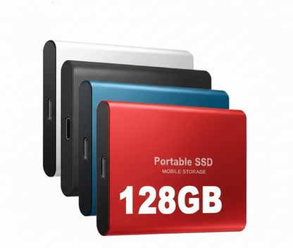 VierraSol | SSD Externo Portátil | Almacenamiento Rápido USB 3.1 Tipo C | Hasta 128GB