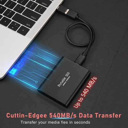 VierraSol | SSD Externo Portátil | Almacenamiento Rápido USB 3.1 Tipo C | Hasta 128GB