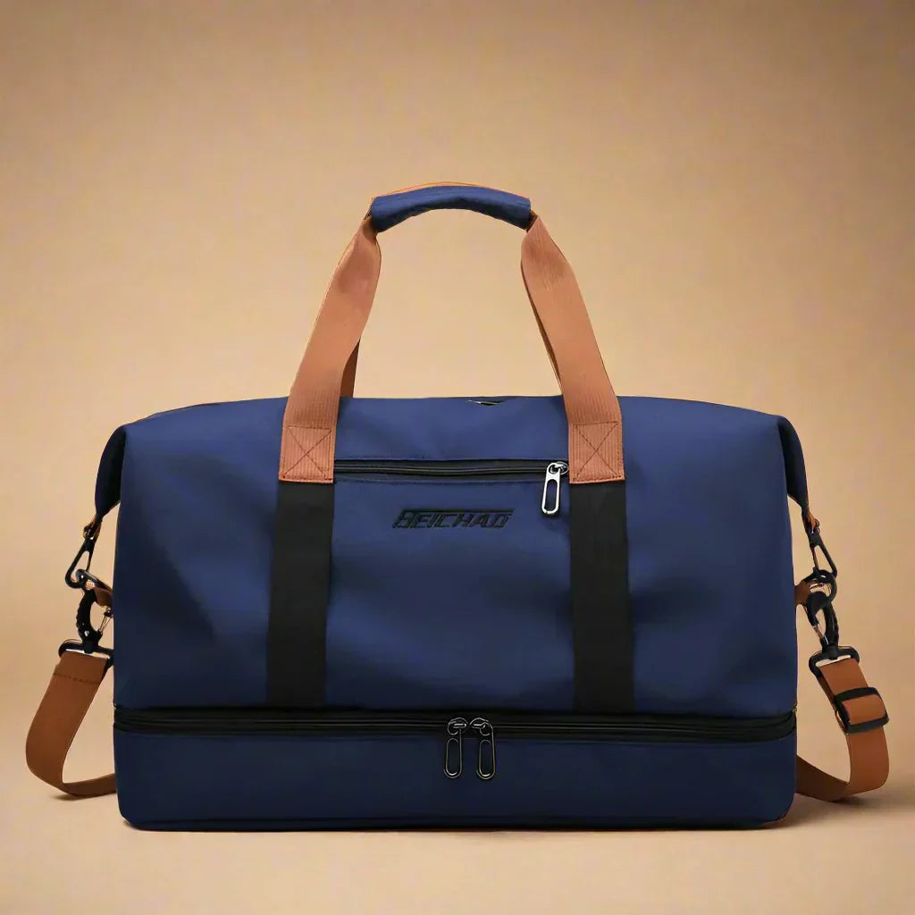 VierraSol | STRIDEGEAR – Bolsa de Deporte Impermeable con Compartimento para Zapatos y Separador Seco-Húmedo
