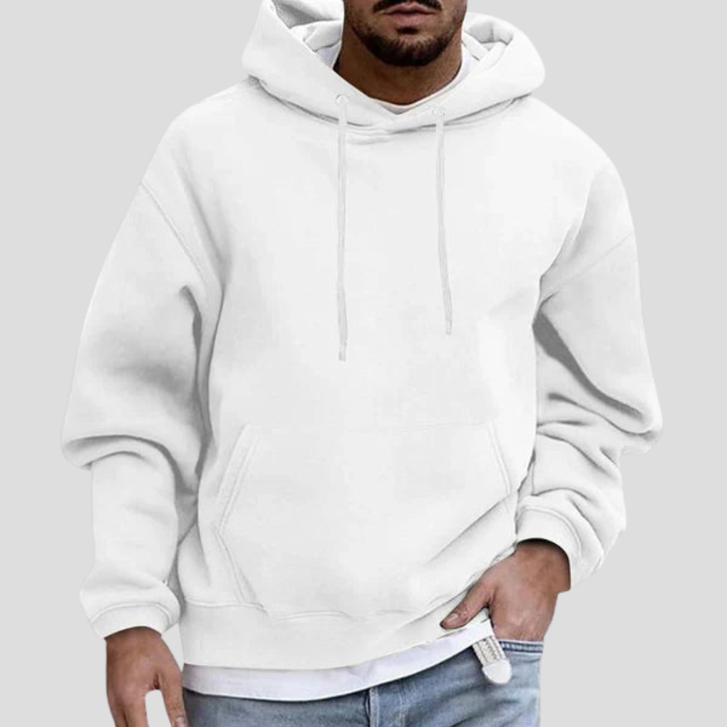 VierraSol | Sudadera de Corte Relajado para Hombre con Bolsillo Canguro