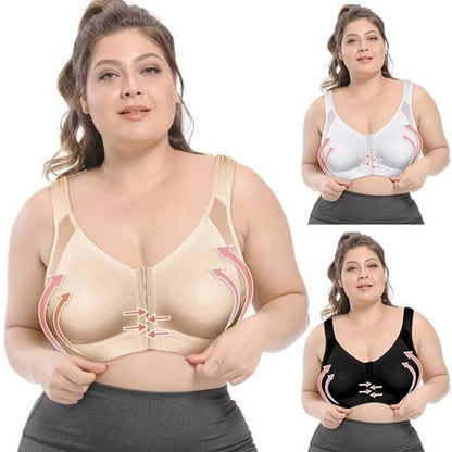 VierraSol | Sujetador Deportivo de Cierre Frontal para Mujeres con Soporte Ajustable