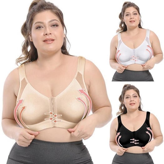 VierraSol | Sujetador Deportivo de Cierre Frontal para Mujeres con Soporte Ajustable