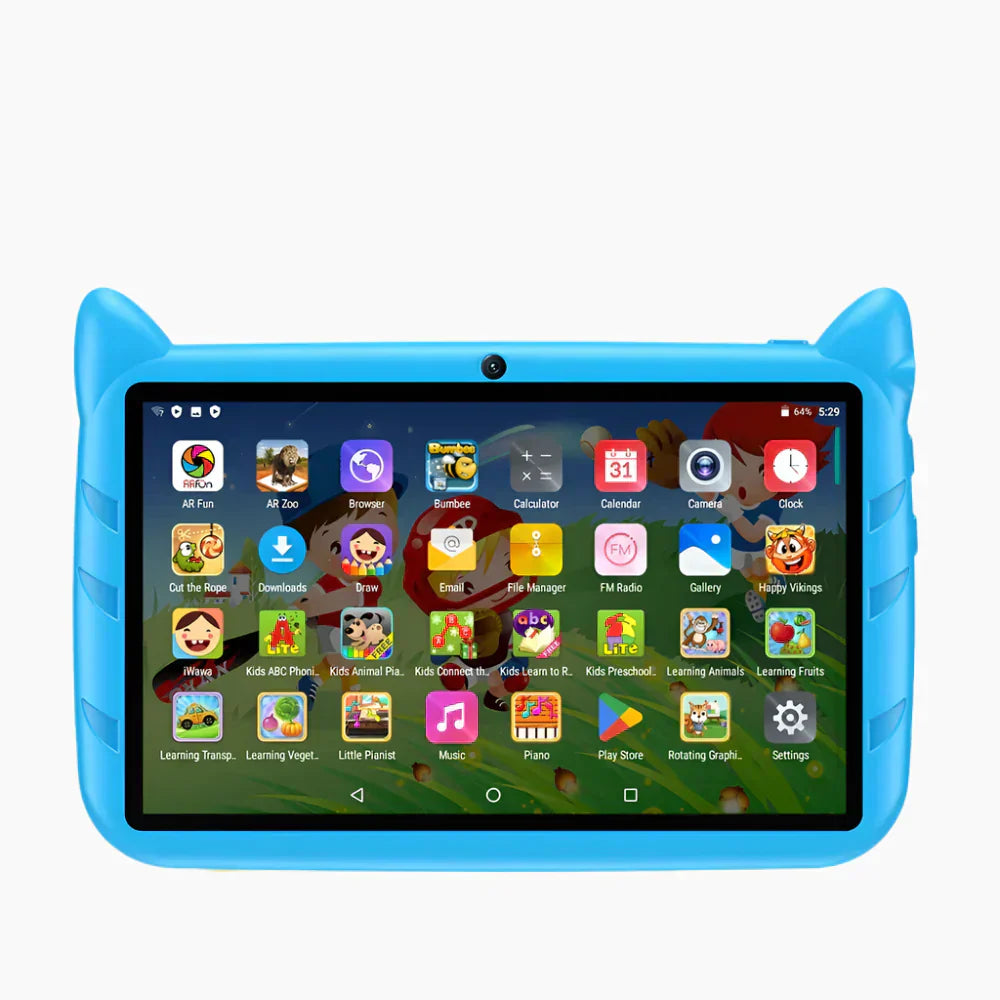 VierraSol | Tableta Infantil de 7" con Android 13 – 5G WiFi, Cámara Frontal y Trasera
