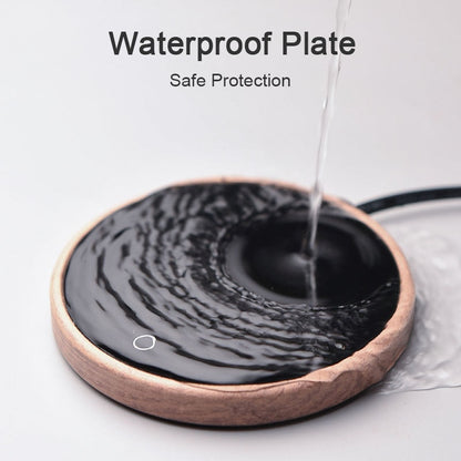 VierraSol | Taza de Cerámica Elegante y Inteligente con Calentador de Coaster