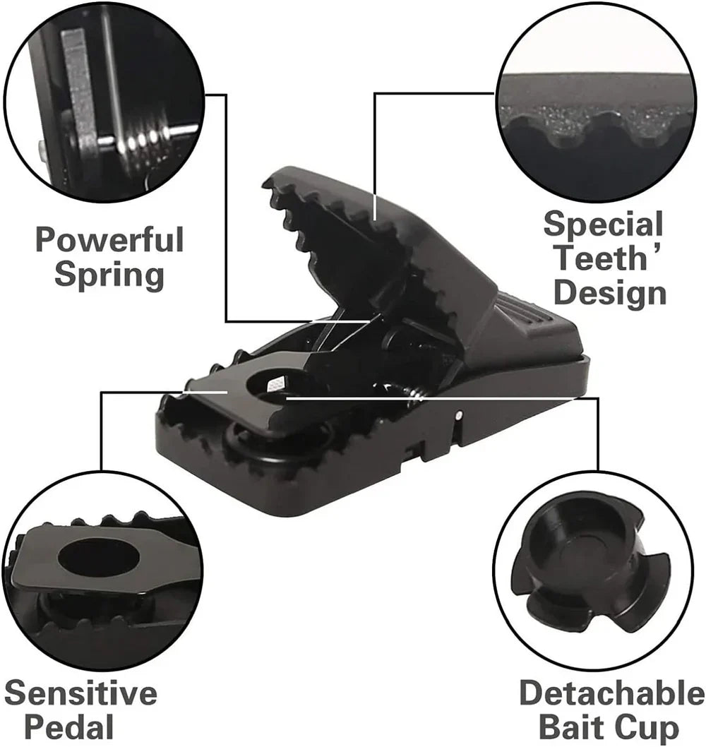 VierraSol | Trampa para Ratones de Alta Resistencia (6 pcs)
