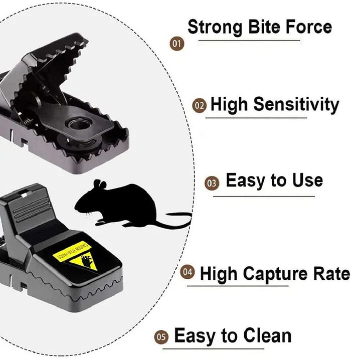 VierraSol | Trampa para Ratones de Alta Resistencia (6 pcs)