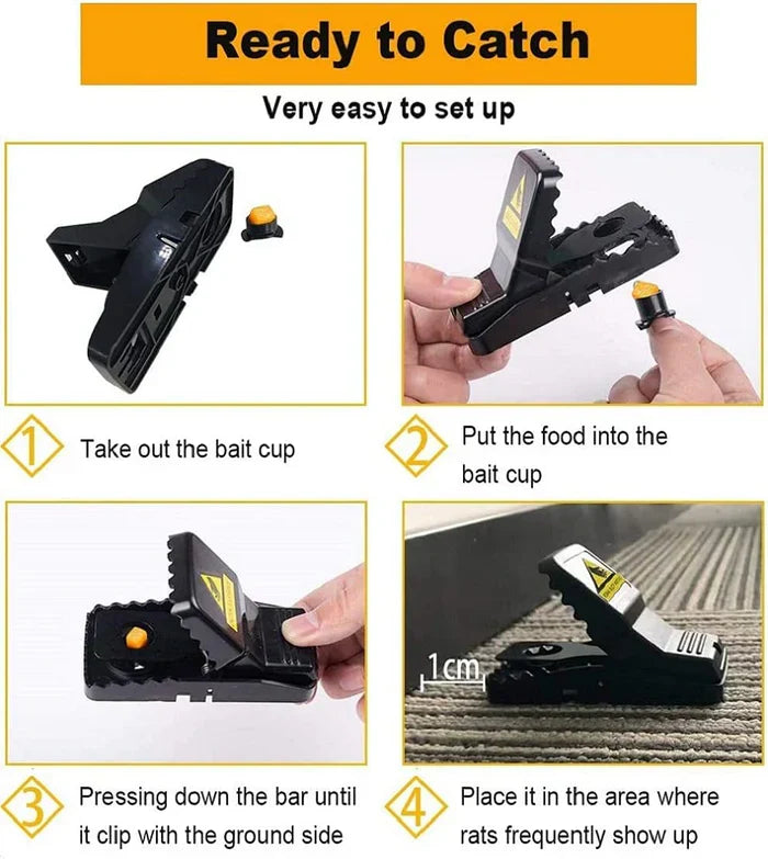 VierraSol | Trampa para Ratones de Alta Resistencia (6 pcs)
