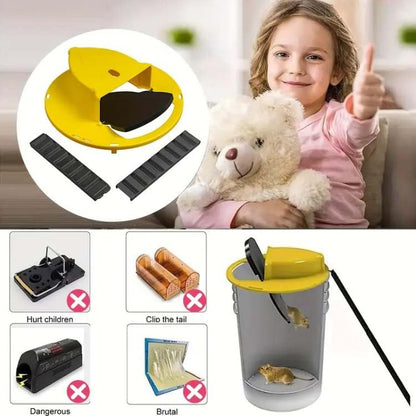 VierraSol | Trampa para Ratones Multi-Captura | Función de Inclinación Automática | Segura para Niños y Mascotas