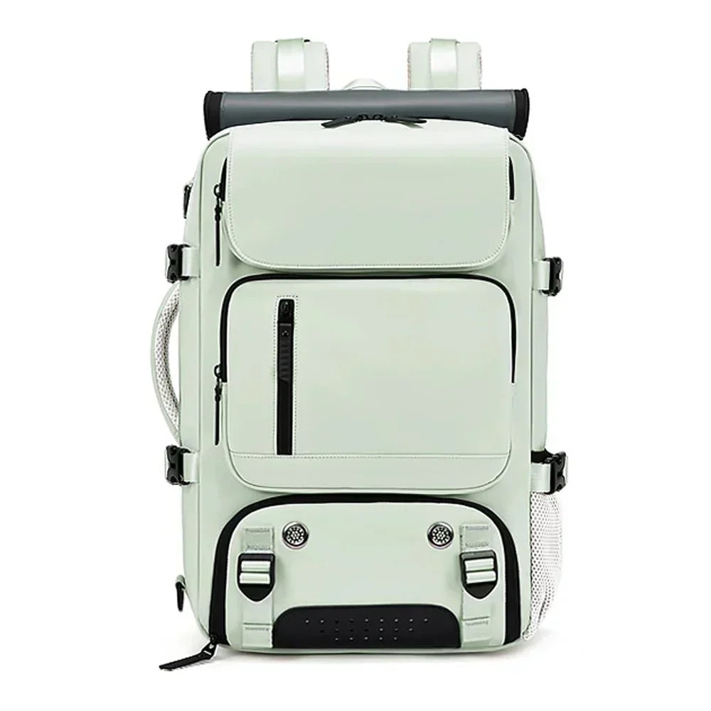 VierraSol | TRAVELMAX Pack – Mochila de Viaje Grande Impermeable con Puerto de Carga USB