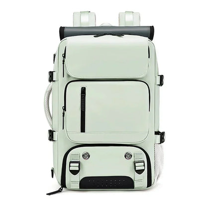VierraSol | TRAVELMAX Pack – Mochila de Viaje Grande Impermeable con Puerto de Carga USB