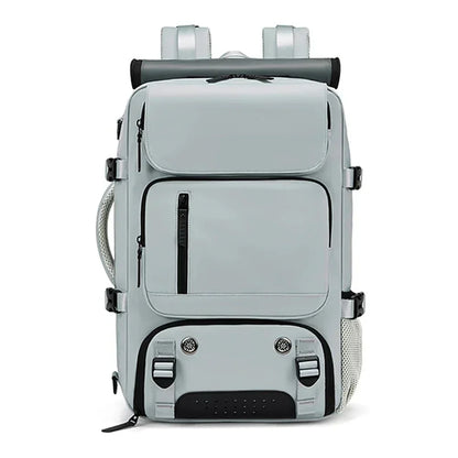 VierraSol | TRAVELMAX Pack – Mochila de Viaje Grande Impermeable con Puerto de Carga USB