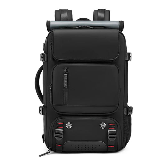 VierraSol | TRAVELMAX Pack – Mochila de Viaje Grande Impermeable con Puerto de Carga USB