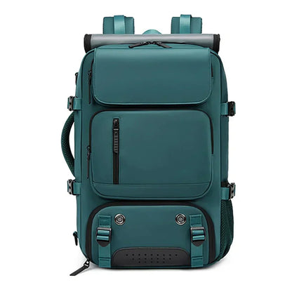 VierraSol | TRAVELMAX Pack – Mochila de Viaje Grande Impermeable con Puerto de Carga USB