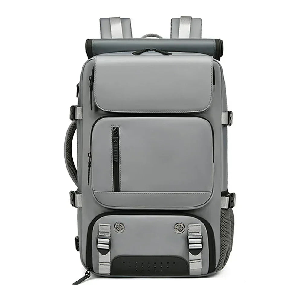 VierraSol | TRAVELMAX Pack – Mochila de Viaje Grande Impermeable con Puerto de Carga USB