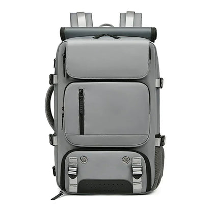 VierraSol | TRAVELMAX Pack – Mochila de Viaje Grande Impermeable con Puerto de Carga USB
