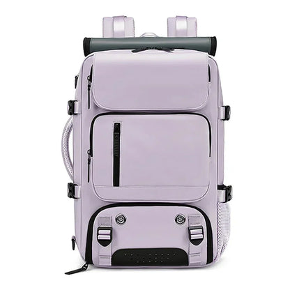 VierraSol | TRAVELMAX Pack – Mochila de Viaje Grande Impermeable con Puerto de Carga USB