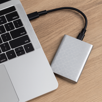 VierraSol | Unidad de Estado Sólido Externa SSD Portátil de Almacenamiento de Datos de Alta Velocidad