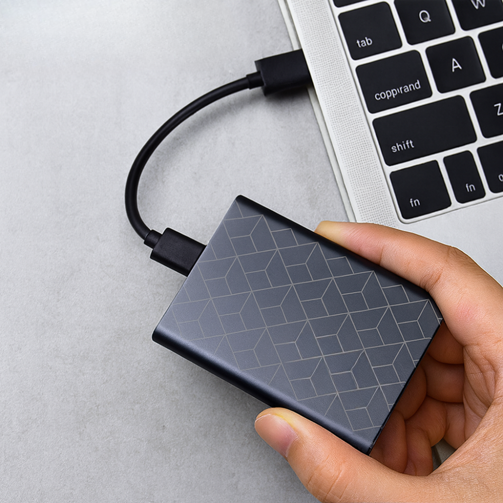 VierraSol | Unidad de Estado Sólido Externa SSD Portátil de Almacenamiento de Datos de Alta Velocidad