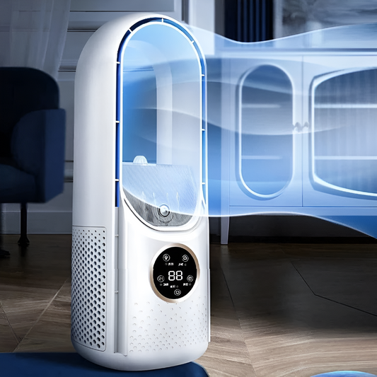 VierraSol | Ventilador de Enfriamiento Portátil Sin Aspas para el Hogar y la Oficina