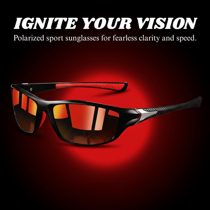 VierraSol | VISIONEDGE – Gafas de sol Polaroid con protección UV400 y agarre de goma