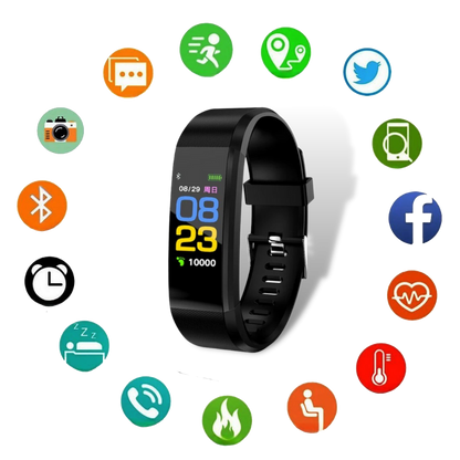 VierraSol | VitaWatch | Reloj Inteligente para Mayores con Monitor de Salud y Pantalla LED Grande