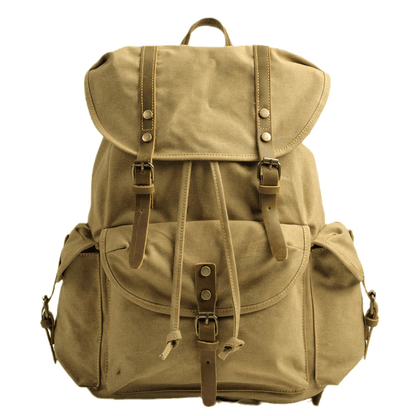 VierraSol | WessPack – Mochila de Cuero Militar Robusta y Confiable