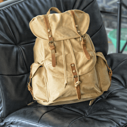 VierraSol | WessPack – Mochila de Cuero Militar Robusta y Confiable