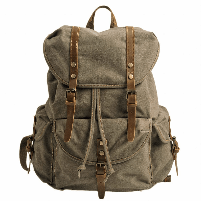 VierraSol | WessPack – Mochila de Cuero Militar Robusta y Confiable