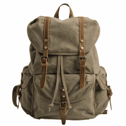 VierraSol | WessPack – Mochila de Cuero Militar Robusta y Confiable