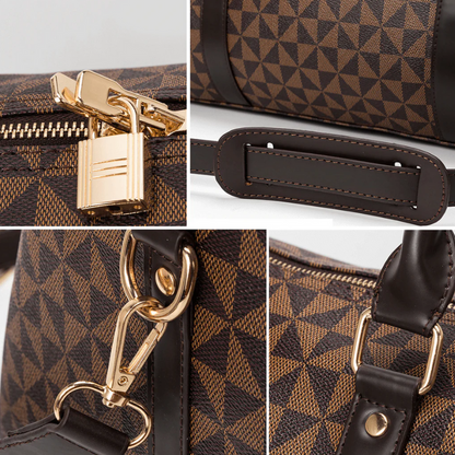 VierraSol | Westman – Bolsa de Viaje de Cuero Premium Unisex Bolsa de Deporte Elegante
