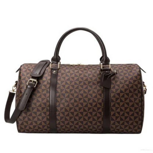 VierraSol | Westman – Bolsa de Viaje de Cuero Premium Unisex Bolsa de Duffle Elegante