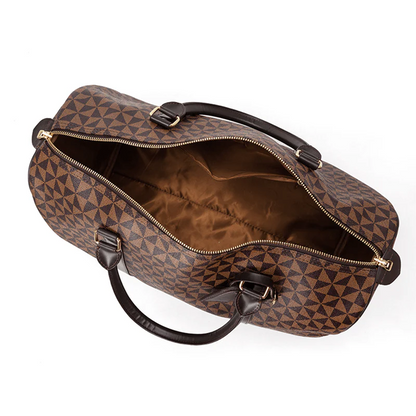 VierraSol | Westman – Bolsa de Viaje de Cuero Premium Unisex Bolsa de Duffle Elegante