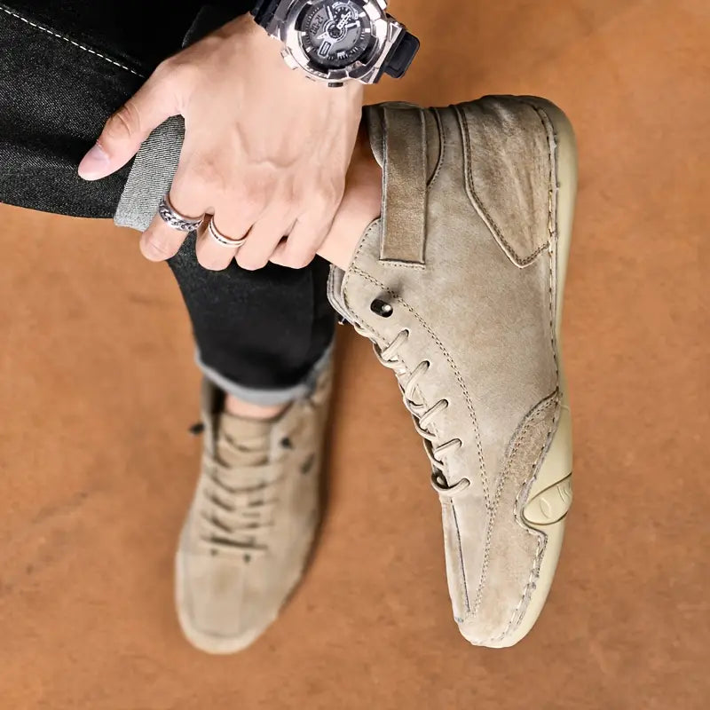 VierraSol | Zapatillas Altas para Hombre con Cierre de Cordones