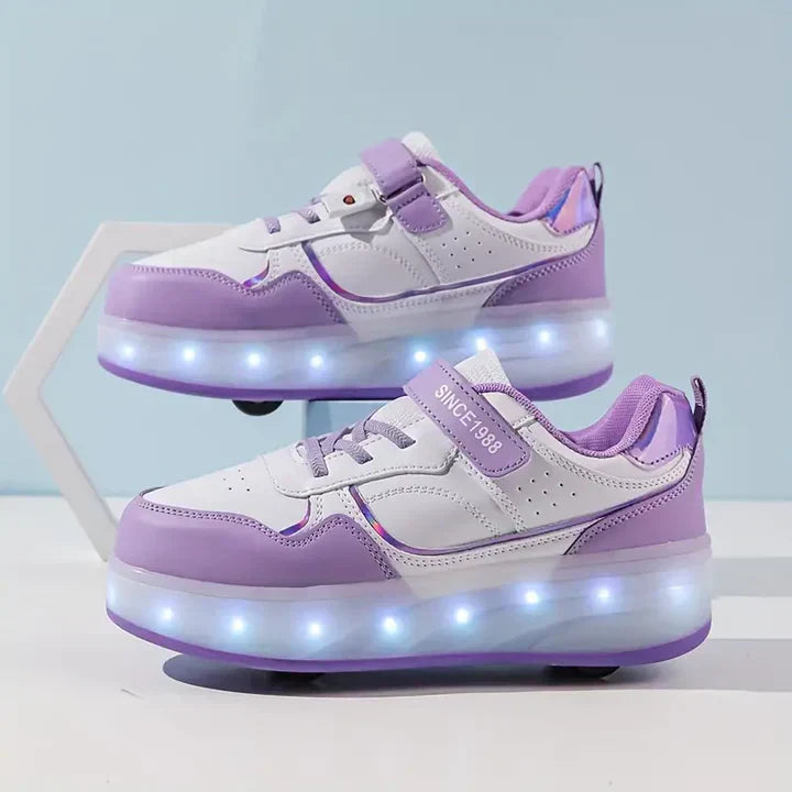 VierraSol | Zapatillas de Patinaje para Niños con Luces LED