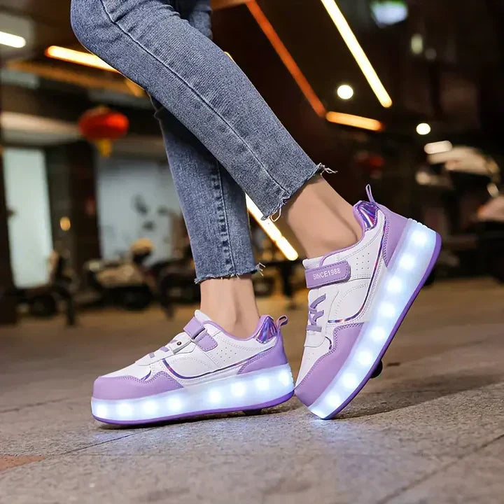 VierraSol | Zapatillas de Patinaje para Niños con Luces LED
