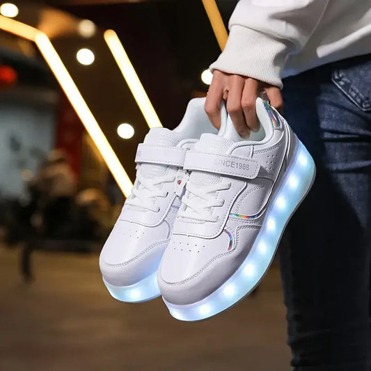 VierraSol | Zapatillas de Patinaje para Niños con Luces LED