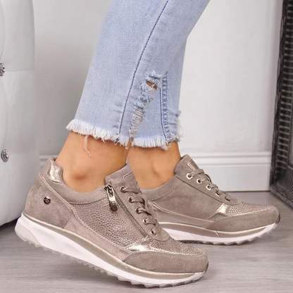 VierraSol | Zapatillas Ortopédicas para Mujeres con Detalle de Cremallera