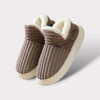 VierraSol | Zapatillas Unisex de Terciopelo con Forro y Cuello Doblado