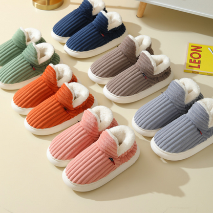 VierraSol | Zapatillas Unisex de Terciopelo con Forro y Cuello Doblado