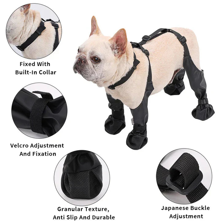 VierraSol | Zapatos Ajustables para Perros | Transpirables, Impermeables y Antideslizantes