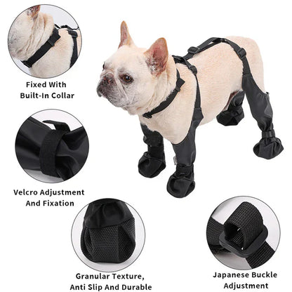 VierraSol | Zapatos Ajustables para Perros | Transpirables, Impermeables y Antideslizantes