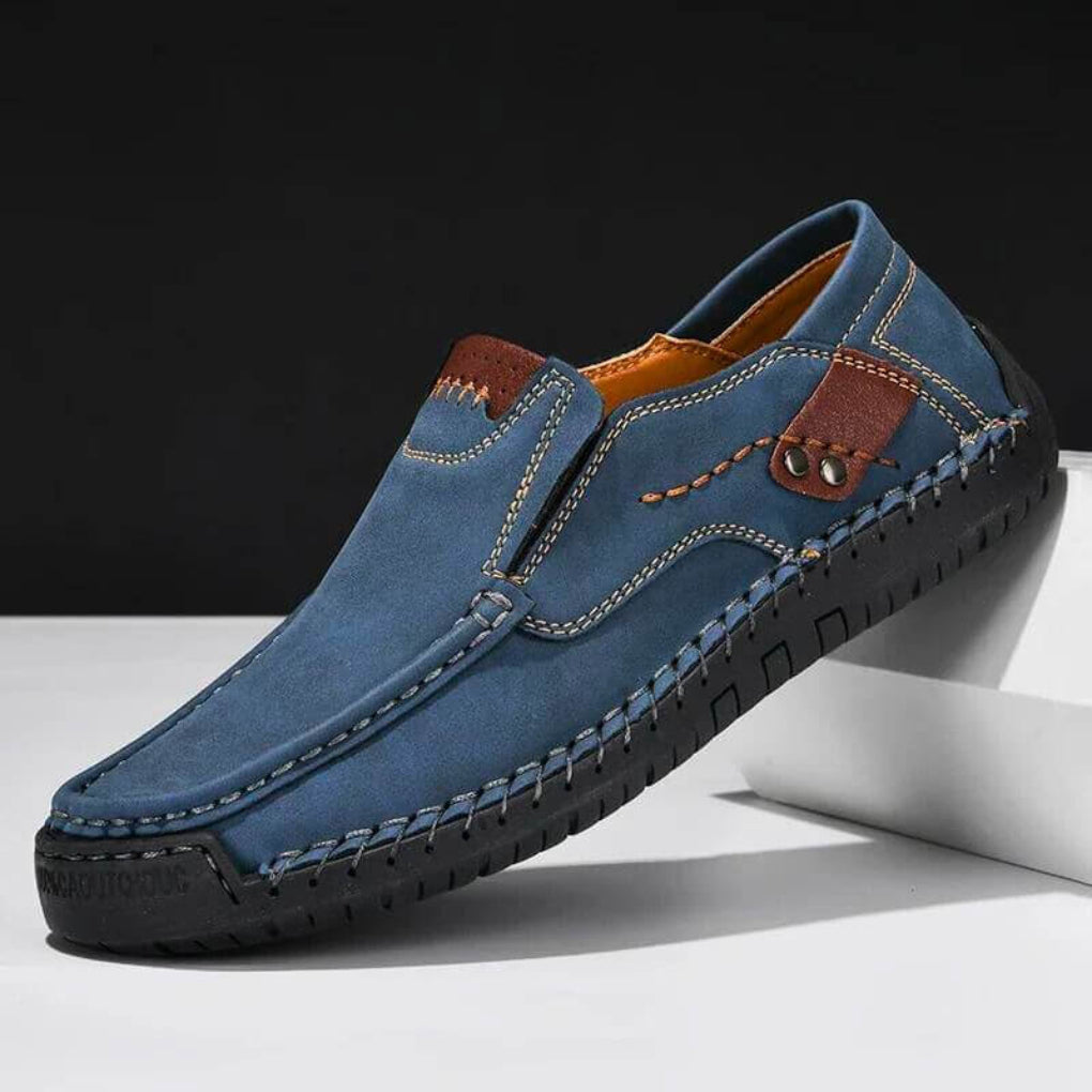 VierraSol | Zapatos de Conducción para Hombre con Acentos Cosidos