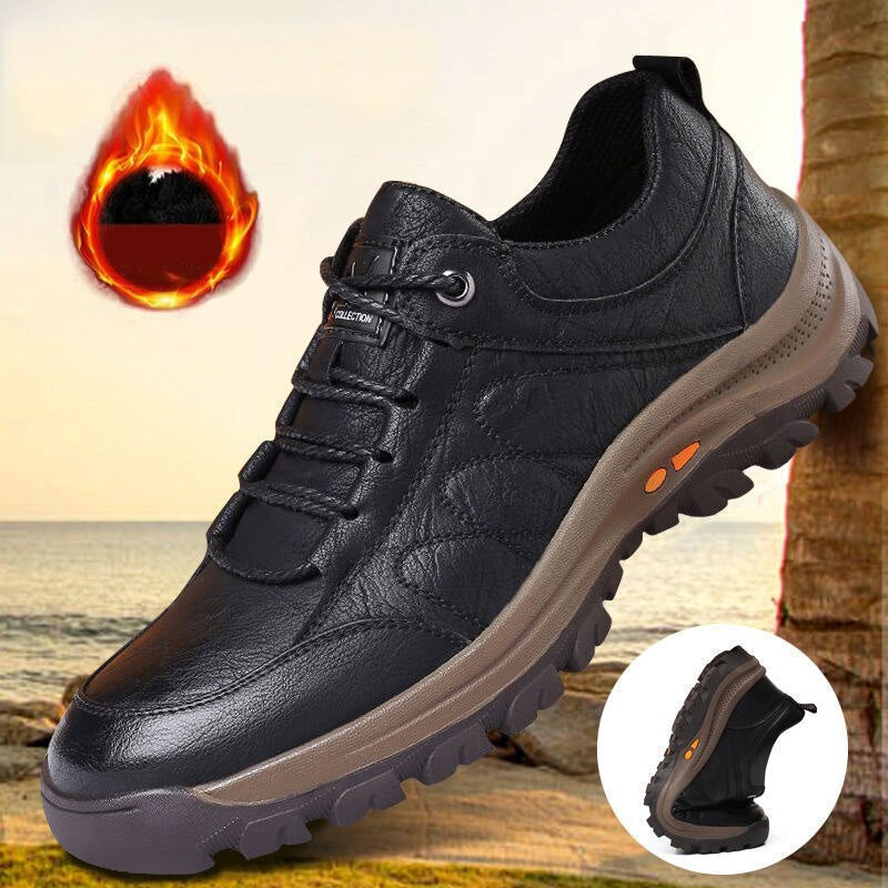 VierraSol | Zapatos de Cuero Ortopédicos para Hombre | Comodidad de Soporte