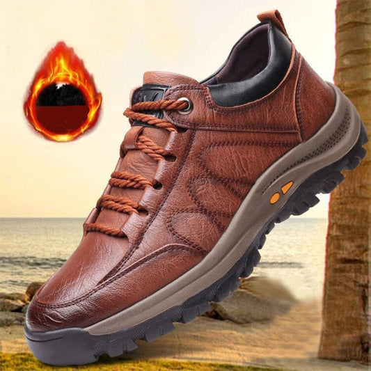 VierraSol | Zapatos de Cuero Ortopédicos para Hombre | Comodidad de Soporte