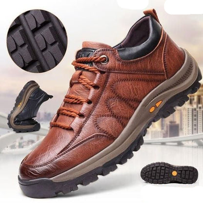 VierraSol | Zapatos de Cuero Ortopédicos para Hombre | Comodidad de Soporte
